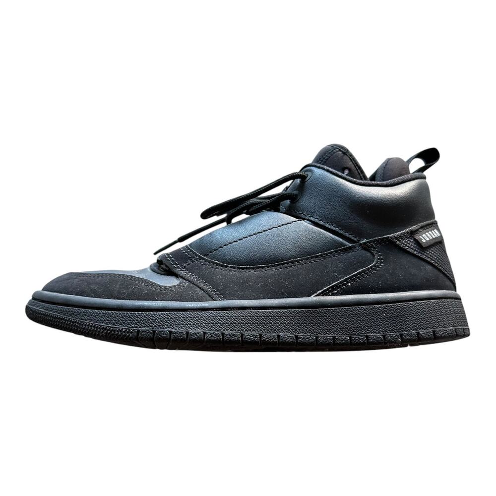 Left Shoe Nike Jordan Black on Black LEFT SHOE ONLY For Replacement Sneakers